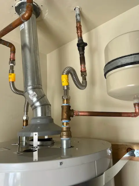 Water heater installation and plumbing repair in Gilman