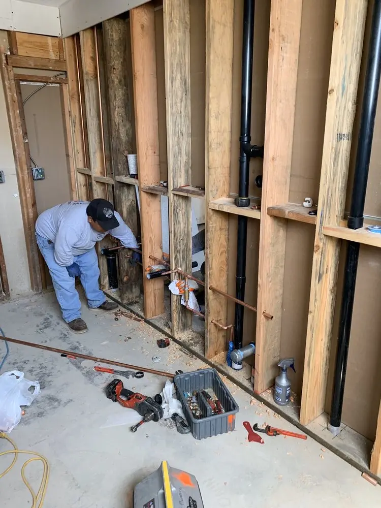 Commercial rough-in plumbing for Gas Line Repair in Gilman